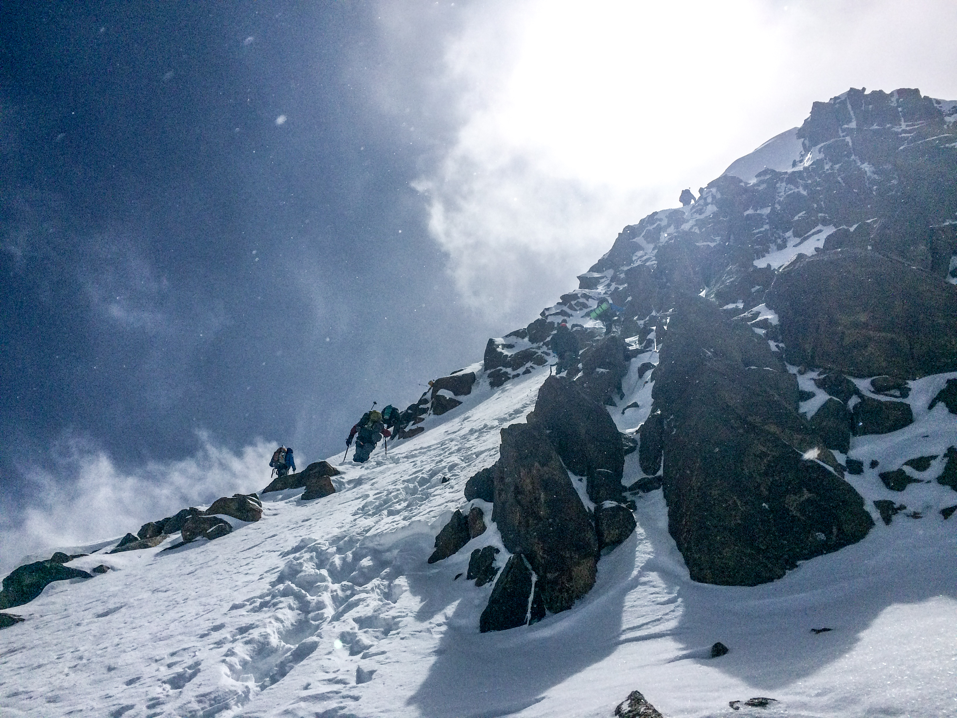 Climb to the Second Camp