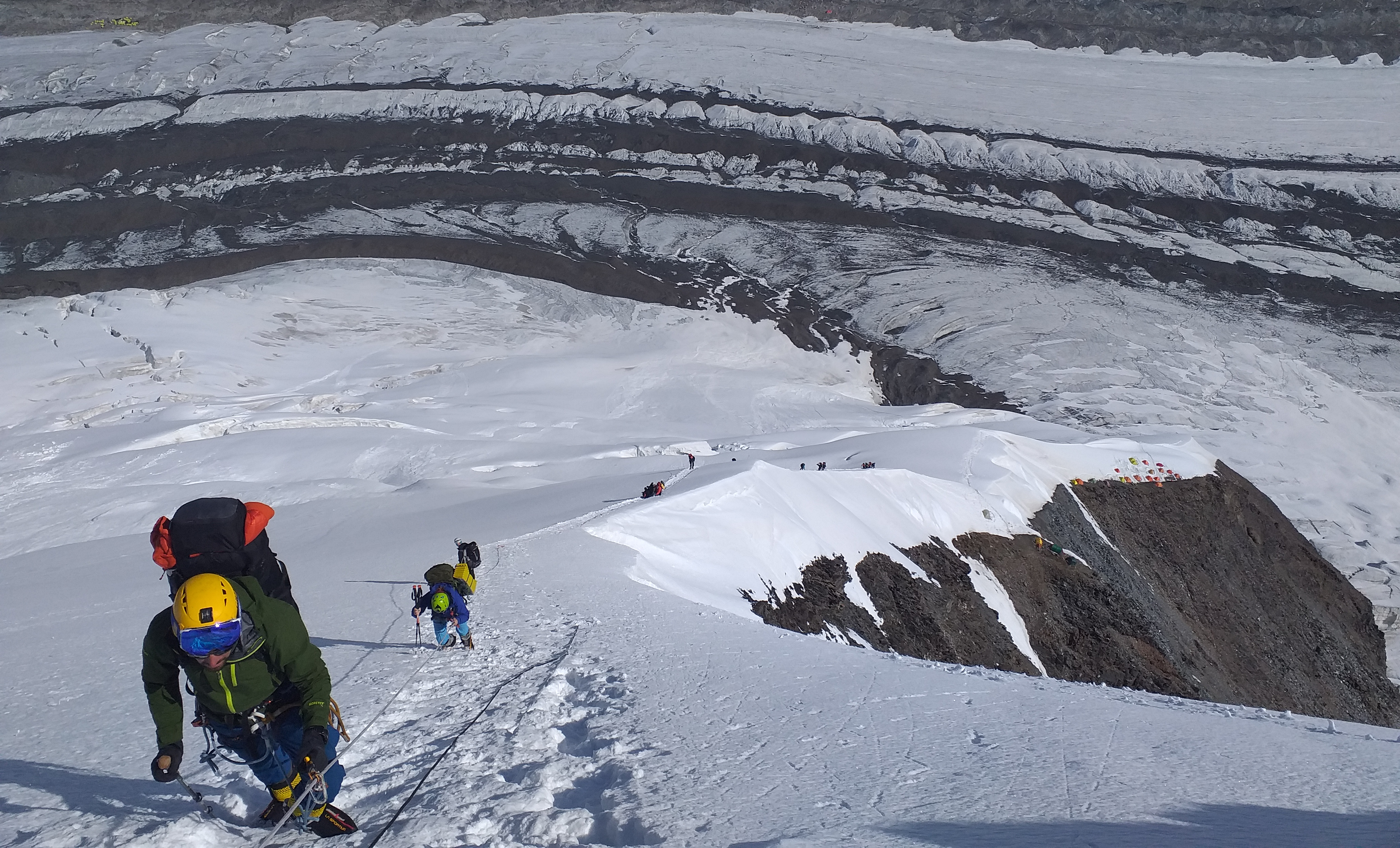 Climb to the Second Camp