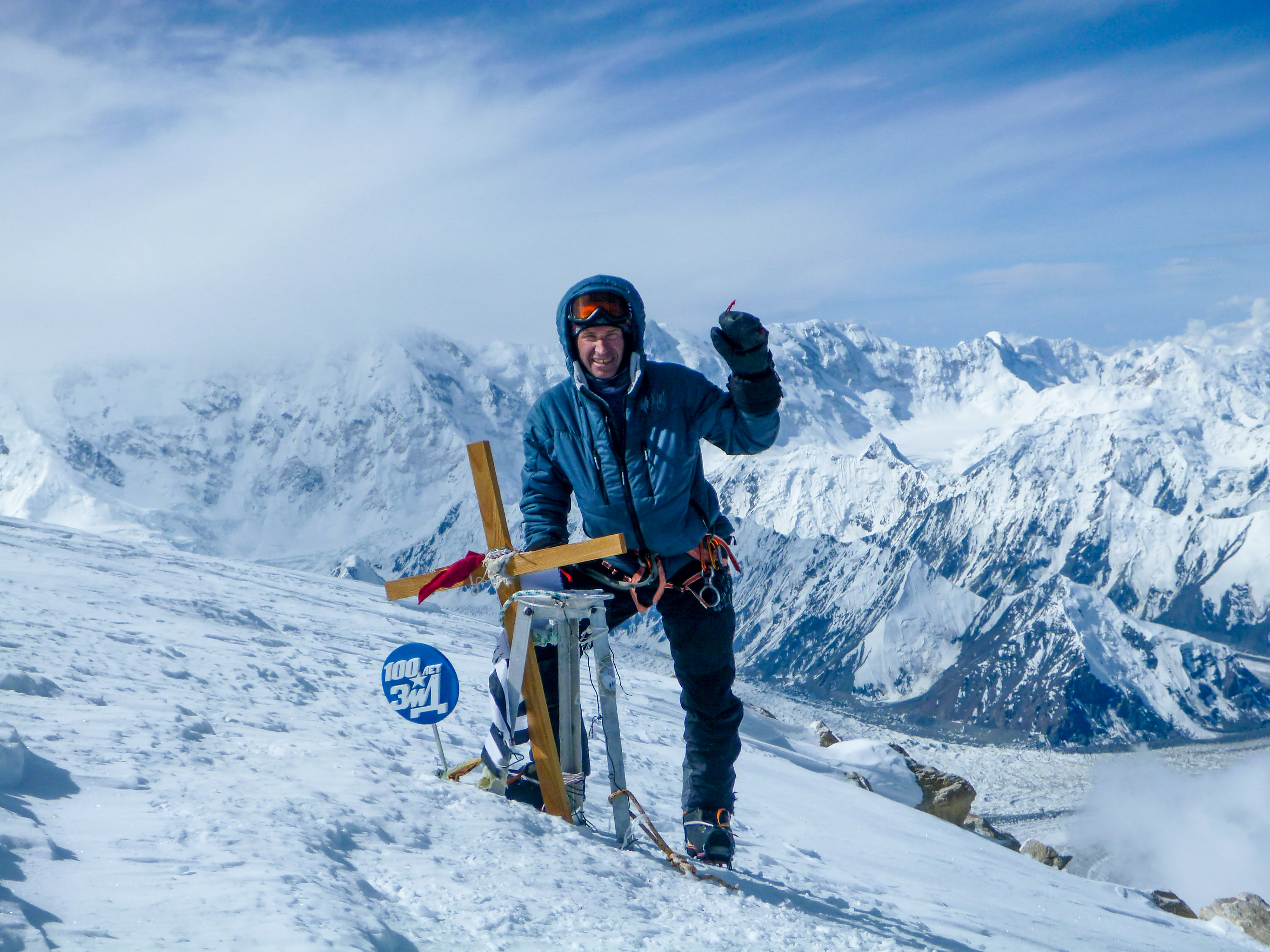 Summit day: Climbing Khan Tengri